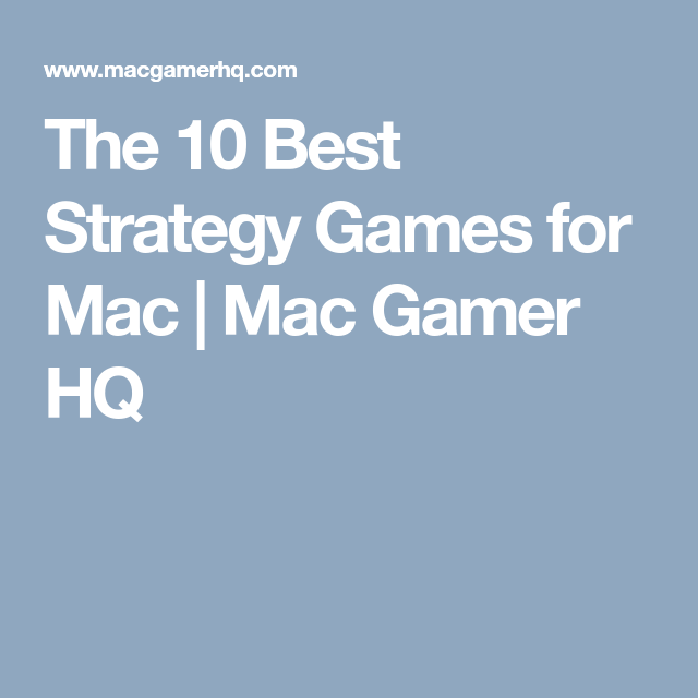 any good rts games for mac